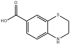 3,4-Dihydro-2H-benzo[b][1,4]thiazine-7-carboxylic acid Struktur