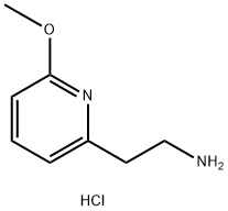 2-(6-methoxypyridin-2-yl)ethanamine hydrochloride Struktur