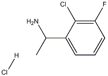 1-(2-CHLORO-3-FLUOROPHENYL)ETHANAMINE HYDROCHLORIDE Struktur