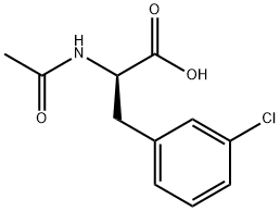 N-acetyl-3-chloro- D-Phenylalanine Struktur