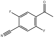 4-Acetyl-2,5-difluorobenzonitrile Struktur