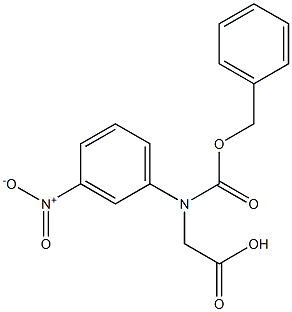 N-Cbz-S-3-Nitrophenylglycine Struktur