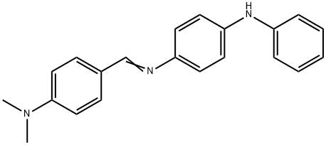 N-[4-(dimethylamino)benzylidene]-N'-phenyl-1,4-benzenediamine Struktur