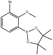 3-Bromo-2-methoxyphenylboronic acid pinacol ester Struktur