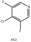 4-Chloro-3,5-difluoro-pyridine HCL Struktur