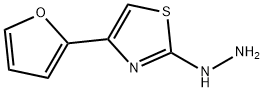 4-(2-Furyl)-2-hydrazinothiazole Struktur