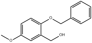 (2-Benzyloxy-5-methoxy-phenyl)-methanol Struktur