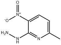 (6-Methyl-3-nitro-pyridin-2-yl)-hydrazine Struktur