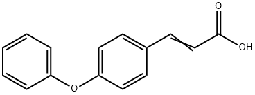 2-Propenoic acid, 3-(4-phenoxyphenyl)- Struktur