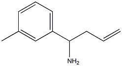 1-(3-METHYLPHENYL)BUT-3-EN-1-AMINE Struktur