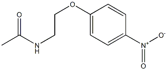 Acetamide,N-[2-(4-nitrophenoxy)ethyl]- Struktur