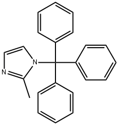 2-Methyl-1-trityl-1H-imidazole Struktur