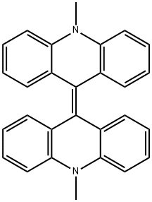 10-methyl-9-(10-methylacridin-9-ylidene)acridine Struktur