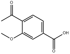 4-Acetyl-3-methoxy-benzoic acid Struktur