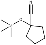 1-((trimethylsilyl)oxy)cyclopentane-1-carbonitrile Structure