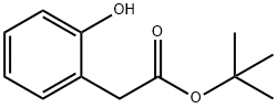 tert-butyl 2-(2-hydroxyphenyl)acetate Struktur