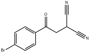 2-[2-(4-Bromophenyl)-2-Oxoethyl]Propanedinitrile Struktur