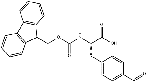 N-Fmoc-DL-4-formyl-Phenylalanine Struktur