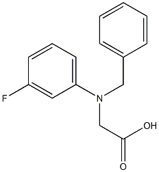 N- phenylmethyl-DL-3-FluoroPhenylglycine Struktur