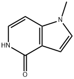 1-methyl-1H-pyrrolo[3,2-c]pyridin-4(5H)-one Struktur