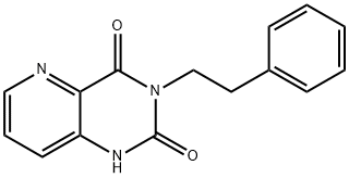 3-(2-phenylethyl)pyrido[3,2-d]pyrimidine-2,4(1H,3H)-dione Struktur