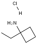 1-Ethylcyclobutanamine hydrochloride Struktur