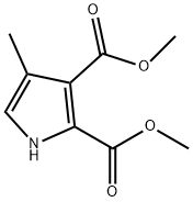 DIMETHYL 4-METHYL-1H-PYRROLE-2,3-DICARBOXYLATE Struktur