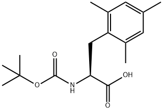 N-Boc-L-2,4,6-trimethylPhenylalanine Struktur