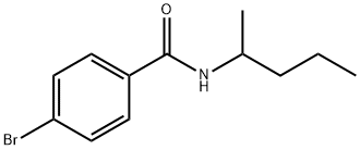 4-bromo-N-(pentan-2-yl)benzamide Struktur