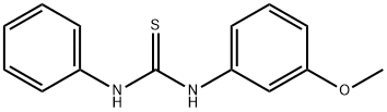 Thiourea,N-(3-methoxyphenyl)-N'-phenyl- Struktur