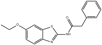 N-(6-ethoxybenzo[d]thiazol-2-yl)-2-phenylacetamide Struktur