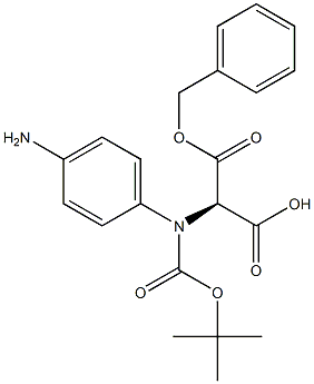 N-Boc-R-4-Amino(Cbz)-Phenylglycine Struktur