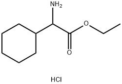 DL-Cyclohexylglycine ethyl ester hydrochloride Struktur