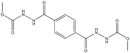 dimethyl 2,2'-[1,4-phenylenedi(carbonyl)]dihydrazinecarboxylate Struktur