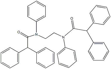 N,N'-1,2-ethanediylbis(N,2,2-triphenylacetamide) Struktur