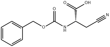 L-Alanine, 3-cyano-N-[(phenylmethoxy)carbonyl]- Struktur