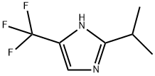 2-isopropyl-5-(trifluoromethyl)-1H-imidazole Struktur