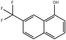 2-(TRIFLUOROMETHYL)-8-NAPHTHOL Struktur