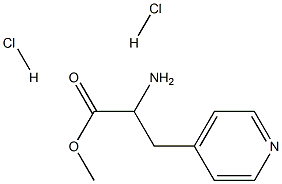 b-(4-Pyridyl)-DL-Alanine methyl ester dihydrochloride Struktur