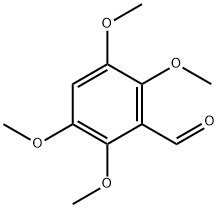 2,3,5,6-tetramethoxybenzaldehyde Struktur