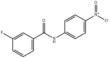 Benzamide, 3-fluoro-N-(4-nitrophenyl)- Struktur