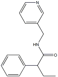 2-phenyl-N-(pyridin-3-ylmethyl)butanamide Structure