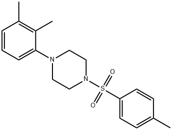 1-(2,3-dimethylphenyl)-4-tosylpiperazine Struktur