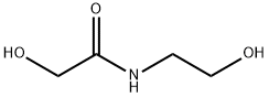 2-Hydroxy-N-(2-hydroxyethyl)acetamide Struktur