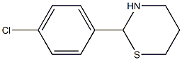 2H-1,3-Thiazine,2-(4-chlorophenyl)tetrahydro- Struktur