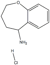 2,3,4,5-Tetrahydrobenzo[b]oxepin-5-amine hydrochloride Structure