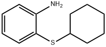 2-(Cyclohexylthio)benzenamine Struktur