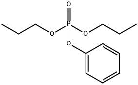 phosphoric acid phenyl ester-dipropyl ester Struktur