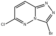 3-bromo-6-chloro-[1,2,4]triazolo[4,3-b]pyridazine Struktur