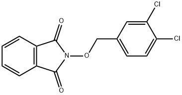 2-[(3,4-dichlorophenyl)methoxy]-2,3-dihydro-1H-isoindole-1,3-dione Struktur